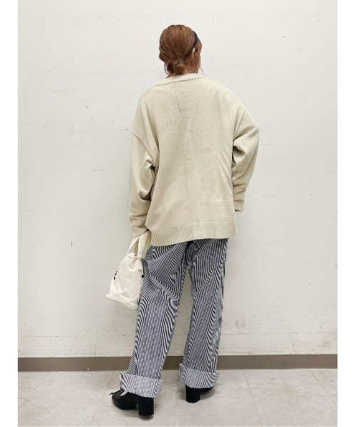 BACK NUMBER(バックナンバー)の「【BACK NUMBER】ペインターイージーパンツ(カーゴパンツ・レディース・ブルー・S/M/L)」の18枚目の写真
