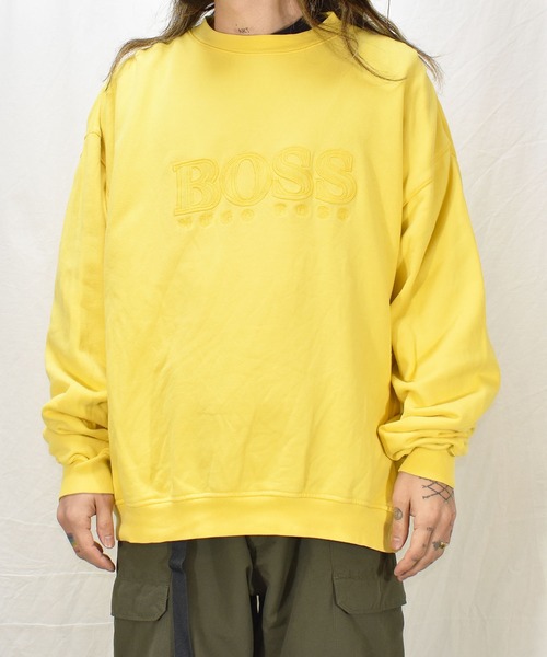 関税・送料込【Hugo Boss】ロゴ クルーネック スウェットシャツ org.jpg