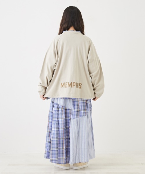 CUBE SUGAR（キューブシュガー）の「チェック×ストライプランダムティアードスカート（スカート・レディース・ピンク系その他/ブルー系その他/ブラウン系その他・M）」の18枚目の写真