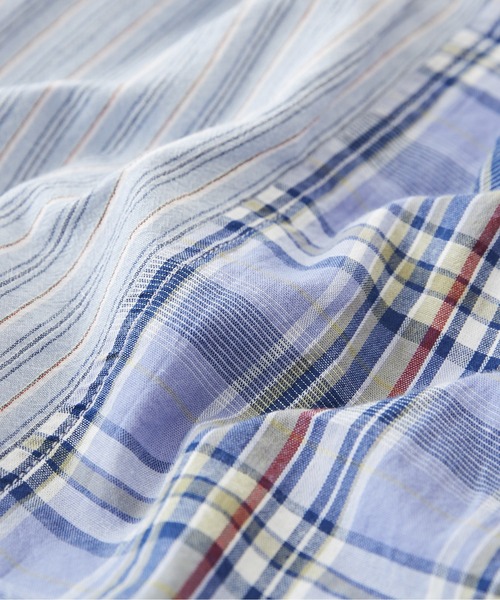 CUBE SUGAR（キューブシュガー）の「チェック×ストライプランダムティアードスカート（スカート・レディース・ピンク系その他/ブルー系その他/ブラウン系その他・M）」の11枚目の写真