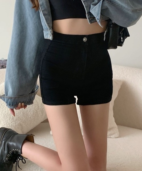 shameless(シェイムレス)の「ハイウエストホットパンツ(その他パンツ・レディース・ブラック・S/M)」の9枚目の写真