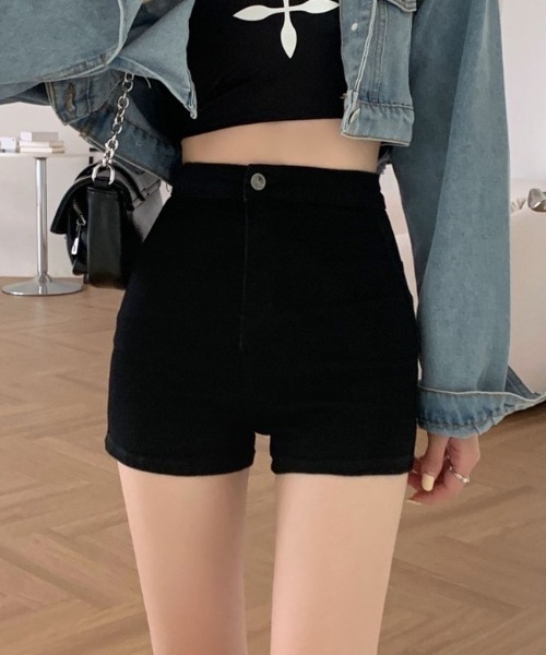 shameless(シェイムレス)の「ハイウエストホットパンツ(その他パンツ・レディース・ブラック・S/M)」の10枚目の写真
