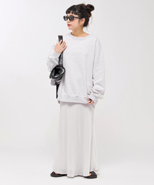 AP STUDIO(エーピーストゥディオ)の「サテンストレートスカート(スカート・レディース・ホワイト・38/36)」の7枚目の写真