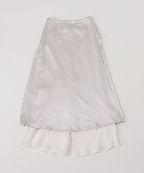 AP STUDIO(エーピーストゥディオ)の「サテンストレートスカート(スカート・レディース・ホワイト・38/36)」の18枚目の写真
