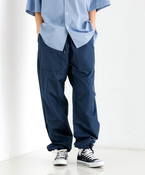 TAION(タイオン)の「【TAION / タイオン】MILITARY LINE REVERSIBLE PANTS / ミリタリーライン リバーシブル パンツ(カーゴパンツ・メンズ・カーキ/ブラック/オフホワイト/ネイビー・L/M/XL)」の4枚目の写真