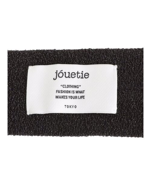jouetie（ジュエティ）の「シャイニーネクタイ（ネクタイ・レディース・ブラック/シルバー・FREE）」の9枚目の写真
