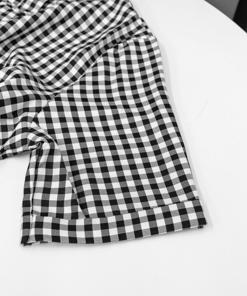 Miniministore(ミニミニストア)の「ギンガムチェックワンピース レディース夏半袖半袖(ワンピース・レディース・チェック・L/S/XL/M)」の17枚目の写真