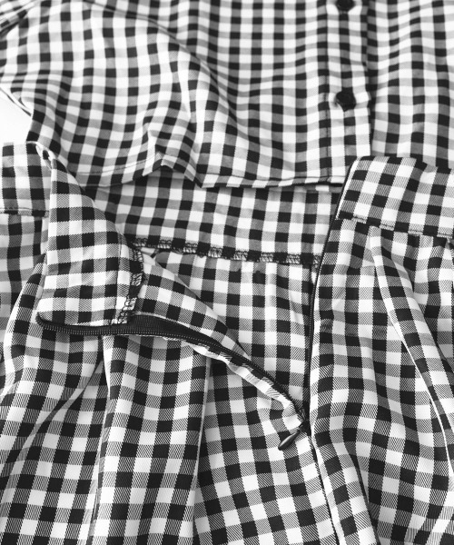 Miniministore(ミニミニストア)の「ギンガムチェックワンピース レディース夏半袖半袖(ワンピース・レディース・チェック・L/S/XL/M)」の19枚目の写真