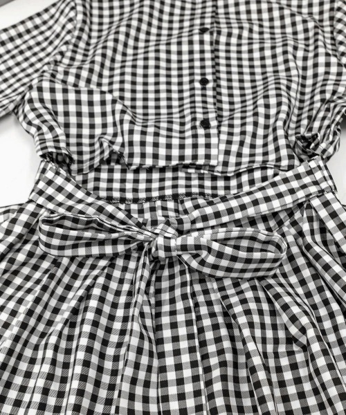 【新品同様】Mmeemeギンガムチェックミニワンピース 完売品！希少！ セール】Gingham Check Mini One-piece/ギンガムチェックミニ