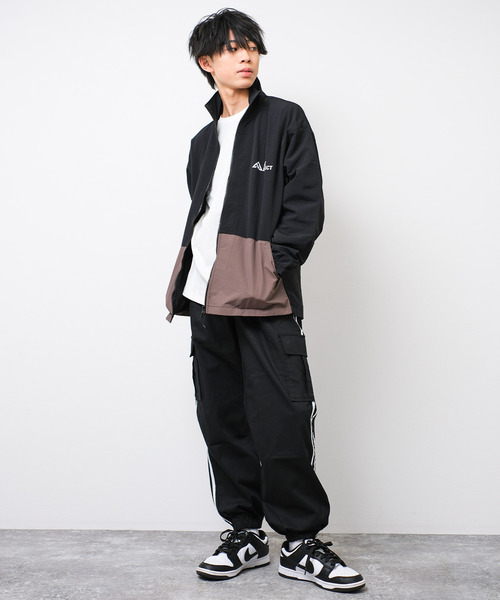 RAT EFFECT(ラットエフェクト)の「ワイドジョガーラインカーゴパンツ(カーゴパンツ・キッズ・チャコールグレー/ブラック/カーキ・170/160/150/140/130)」の4枚目の写真
