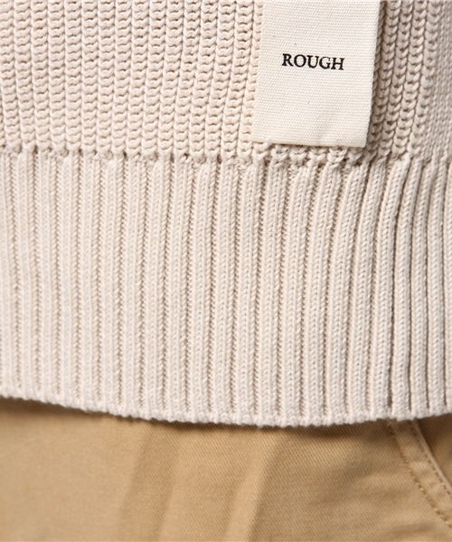 JOURNAL STANDARD（ジャーナルスタンダード）の「MACLIR / マクリル: オーガニックコットンS/Sクルーネックニット # （Tシャツ/カットソー・メンズ・アイボリー/ネイビー・MEDIUM/LARGE）」の9枚目の写真