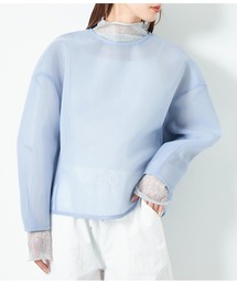 Settimissimo | シアー コクーンスリーブ ビッグシルエット トップス(Tシャツ/カットソー)