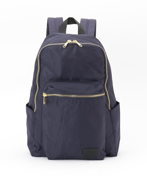 &Bridge(アンドブリッジ)の「Heming’s ゴールドジップリュック(バックパック/リュック・レディース・ターコイズブルー系9・99)」の1枚目の写真