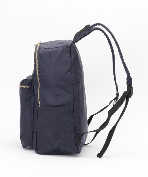 &Bridge(アンドブリッジ)の「Heming’s ゴールドジップリュック(バックパック/リュック・レディース・ターコイズブルー系9・99)」の3枚目の写真
