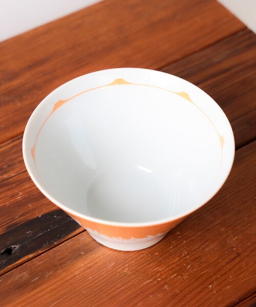 BEAMS JAPAN(ビームス ジャパン)の「別注 富士山 丼鉢 小(食器・メンズ・オレンジ/ネイビー・ONE SIZE)」の5枚目の写真