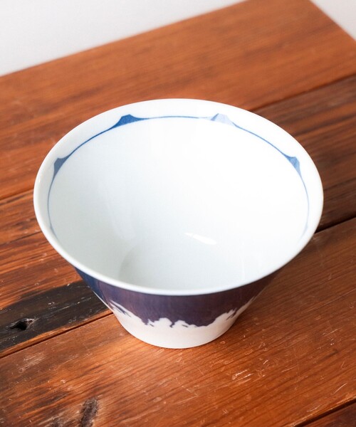 BEAMS JAPAN(ビームス ジャパン)の「別注 富士山 丼鉢 小(食器・メンズ・オレンジ/ネイビー・ONE SIZE)」の15枚目の写真