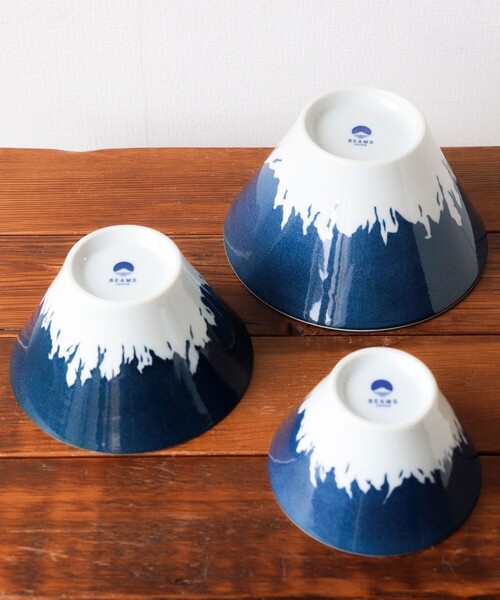 BEAMS JAPAN(ビームス ジャパン)の「別注 富士山 丼鉢 小(食器・メンズ・オレンジ/ネイビー・ONE SIZE)」の16枚目の写真