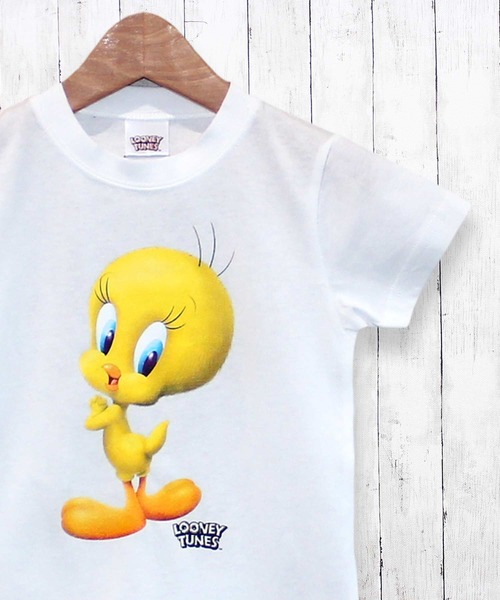 古着 JERRY LEIGH LOONEY TUNES トゥイーティー キャラクタープリントTシャツ レディースL相当 /eaa532265 古着 JERRY LEIGH LOONEY TUNES トゥイーティー キャラクター