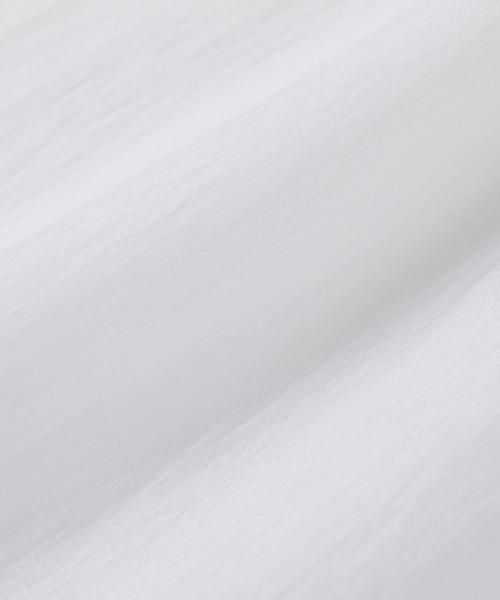 BISKEE（ビスキー）の「リボンスリーブ シアーシャツ(140cm~160cm)（シャツ/ブラウス・キッズ・サックスブルー/オフホワイト・140cm/150cm/160cm）」の8枚目の写真