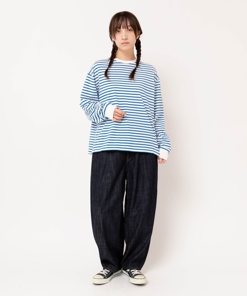 URCH RNA(アーチ アールエヌエー)の「R4195 コックさんの5ポケットパンツ(デニムパンツ・レディース・ワンウォッシュ/ナチュラル/グリーン系その他/ブラック/ブラック系その他/ブラック×ホワイト/ホワイト×ブラック・MEDIUM/LARGE)」の18枚目の写真
