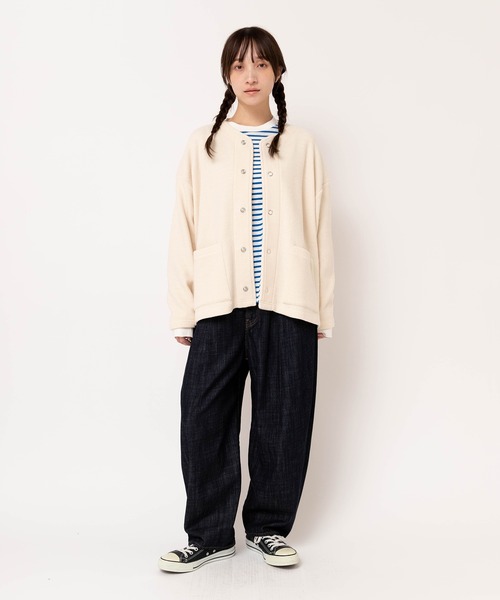 URCH RNA(アーチ アールエヌエー)の「R4195 コックさんの5ポケットパンツ(デニムパンツ・レディース・ワンウォッシュ/ナチュラル/グリーン系その他/ブラック/ブラック系その他/ブラック×ホワイト/ホワイト×ブラック・MEDIUM/LARGE)」の19枚目の写真