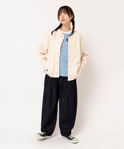 URCH RNA(アーチ アールエヌエー)の「R4195 コックさんの5ポケットパンツ(デニムパンツ・レディース・ワンウォッシュ/ナチュラル/グリーン系その他/ブラック/ブラック系その他/ブラック×ホワイト/ホワイト×ブラック・MEDIUM/LARGE)」の20枚目の写真