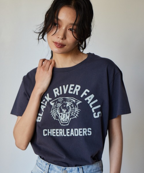 surt(サート)の「BARNYARDSTORM / 【SURT】タイガー T(Tシャツ/カットソー・レディース・ホワイト/チャコール・FREE)」の1枚目の写真