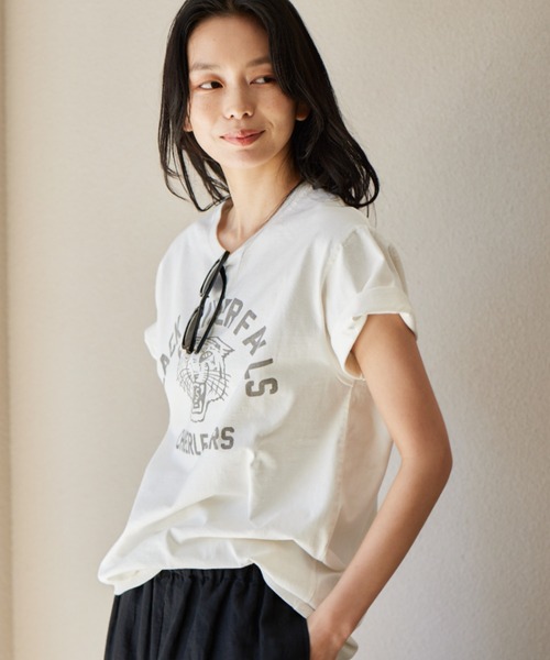 surt(サート)の「BARNYARDSTORM / 【SURT】タイガー T(Tシャツ/カットソー・レディース・ホワイト/チャコール・FREE)」の10枚目の写真