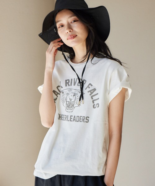 surt(サート)の「BARNYARDSTORM / 【SURT】タイガー T(Tシャツ/カットソー・レディース・ホワイト/チャコール・FREE)」の15枚目の写真