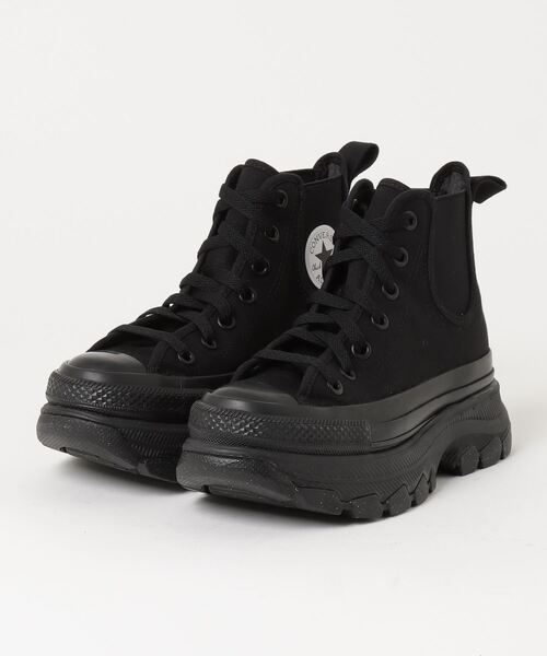 CONVERSE(コンバース)の「コンバース ALL STAR R TREKWAVE SIDEGORE HI_(スニーカー・メンズ・ブラック×ブラック・22.5cm/23.0cm/23.5cm/24.0cm/24.5cm/25.0cm/25.5cm/26.0cm/22.0cm)」の1枚目の写真
