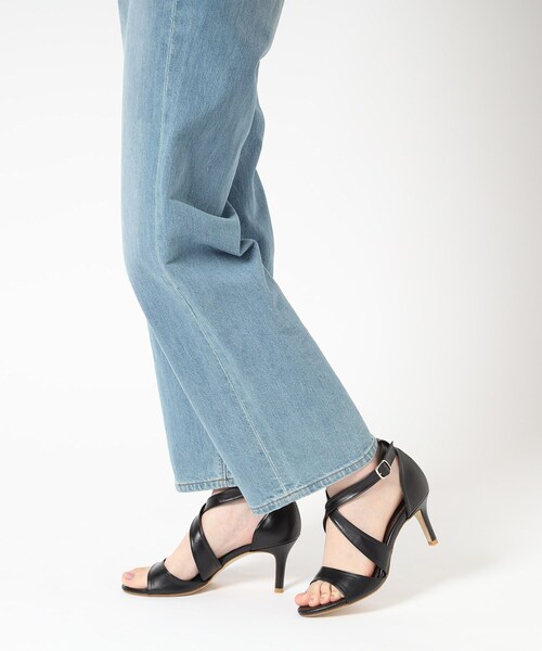 ESPERANZA(エスペランサ)の「カウンター付きクロスストラップサンダル 24SS(サンダル・レディース・ピンク系6/アイボリー/ブラック・S/M/L/LL)」の6枚目の写真