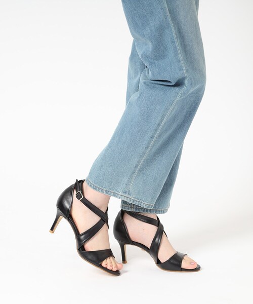 ESPERANZA(エスペランサ)の「カウンター付きクロスストラップサンダル 24SS(サンダル・レディース・ピンク系6/アイボリー/ブラック・S/M/L/LL)」の8枚目の写真
