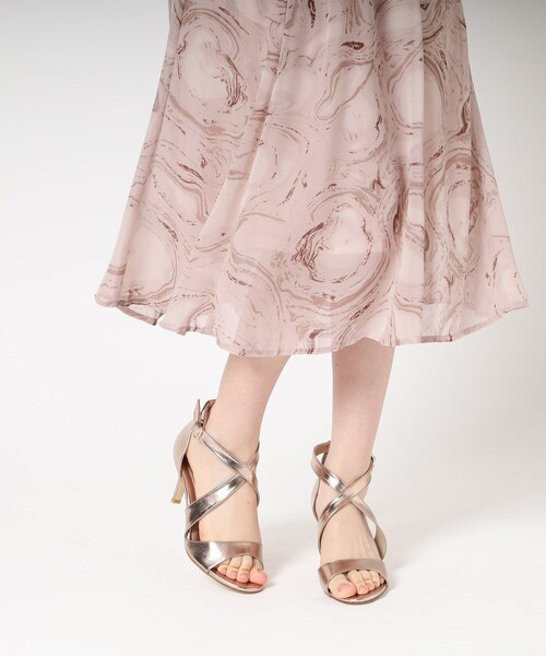 ESPERANZA(エスペランサ)の「カウンター付きクロスストラップサンダル 24SS(サンダル・レディース・ピンク系6/アイボリー/ブラック・S/M/L/LL)」の12枚目の写真