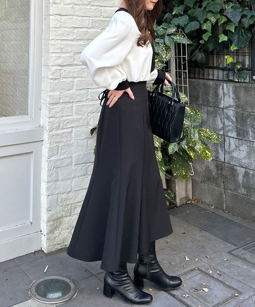 INGNI（イング）の「バックレースアップマーメイドスカート／Ｂ（スカート・レディース・ピンク/グレー/ブラック/ライトベージュ/サックスブルー/ブラック系その他3・FREE）」の15枚目の写真