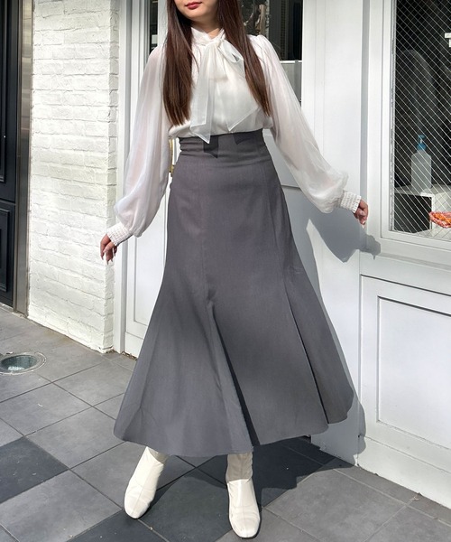 INGNI（イング）の「バックレースアップマーメイドスカート／Ｂ（スカート・レディース・ピンク/グレー/ブラック/ライトベージュ/サックスブルー/ブラック系その他3・FREE）」の21枚目の写真