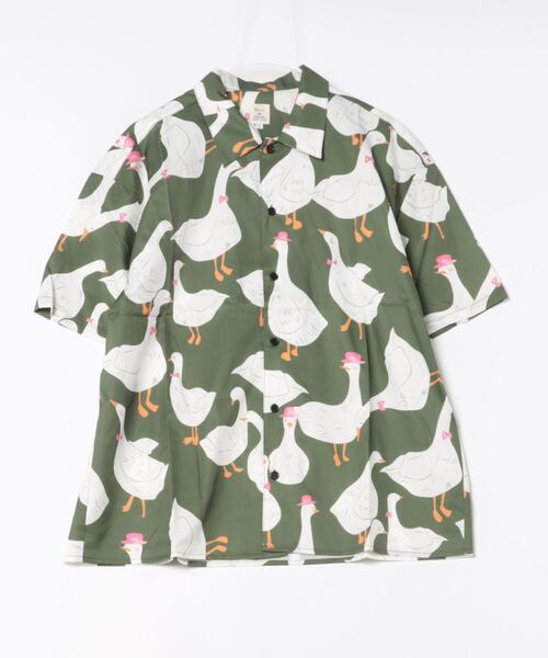 Revo. ダックパターン ショートスリーブ シャツ（Tシャツ/カットソー）｜JUGLANS（ユグランス）