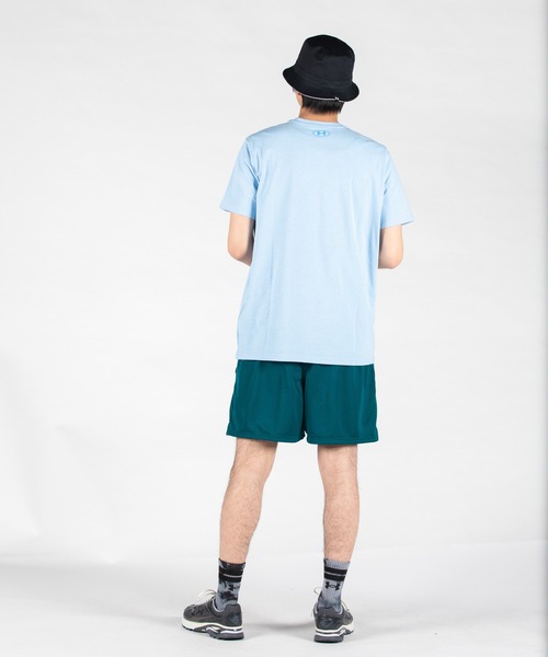 UNDER ARMOUR（アンダーアーマー）の「UAパフォーマンスコットン ショートスリーブTシャツ（トレーニング/メンズ）（Tシャツ/カットソー・メンズ・ブルー系・M/S/L/XXL/XL）」の4枚目の写真