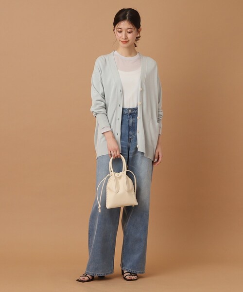 DRESSTERIOR（ドレステリア）の「◆【洗える】デニムワイドパンツ（デニムパンツ・レディース・ブルー・38/36/34/40）」の7枚目の写真