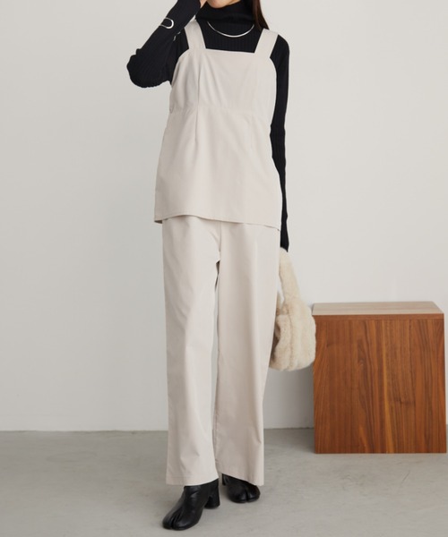 Aunt Marie's（アントマリーズ）の「ビスチェレイヤードオールインワン（つなぎ/オールインワン・レディース・ブラック/アイボリー・MT/FREE）」の14枚目の写真