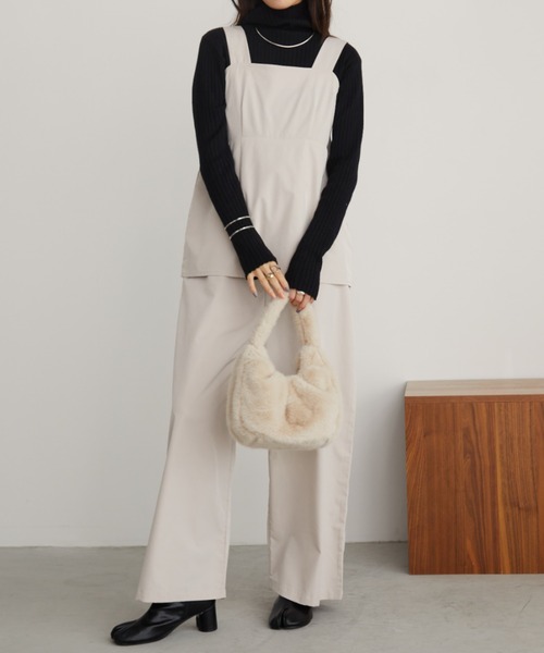 Aunt Marie's（アントマリーズ）の「ビスチェレイヤードオールインワン（つなぎ/オールインワン・レディース・ブラック/アイボリー・MT/FREE）」の17枚目の写真