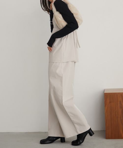 Aunt Marie's（アントマリーズ）の「ビスチェレイヤードオールインワン（つなぎ/オールインワン・レディース・ブラック/アイボリー・MT/FREE）」の18枚目の写真