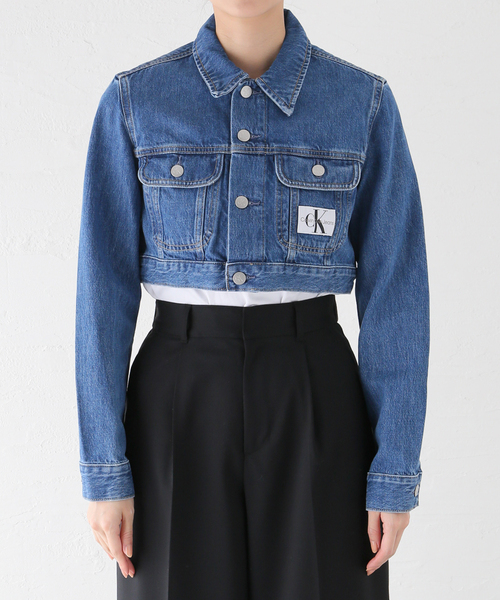 【Calvin Klein Jeans / カルバン クライン ジーンズ】 AR- EXTRA CROP 90S DENIM JKT