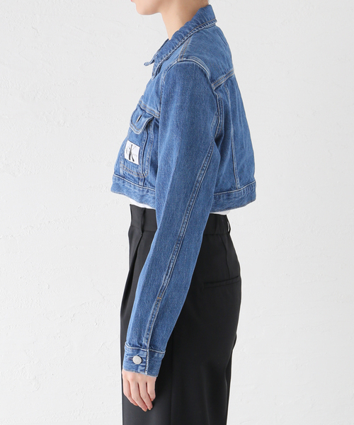 【Calvin Klein Jeans / カルバン クライン ジーンズ】 AR- EXTRA CROP 90S DENIM JKT