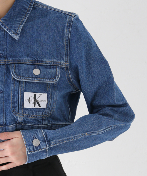 【Calvin Klein Jeans / カルバン クライン ジーンズ】 AR- EXTRA CROP 90S DENIM JKT