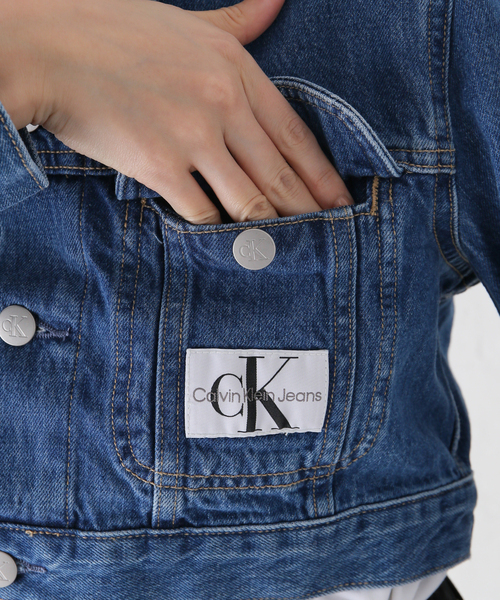 【Calvin Klein Jeans / カルバン クライン ジーンズ】 AR- EXTRA CROP 90S DENIM JKT