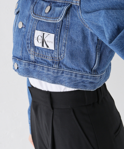 【Calvin Klein Jeans / カルバン クライン ジーンズ】 AR- EXTRA CROP 90S DENIM JKT