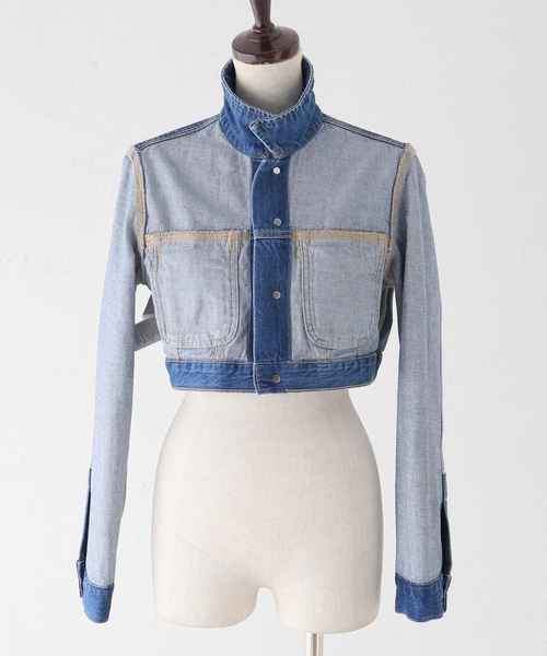 【Calvin Klein Jeans / カルバン クライン ジーンズ】 AR- EXTRA CROP 90S DENIM JKT