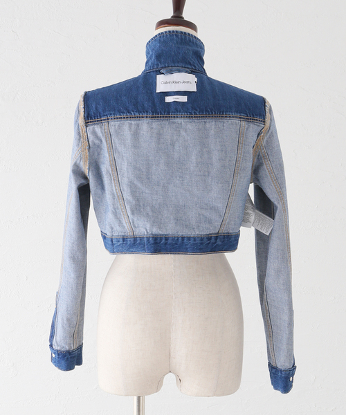 【Calvin Klein Jeans / カルバン クライン ジーンズ】 AR- EXTRA CROP 90S DENIM JKT