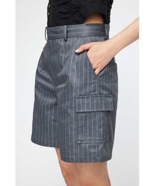 LAGUA GEM(ラグアジェム)の「STRIPE HALF パンツ(その他パンツ・レディース・ブラック/グレー・X-SMALL/SMALL/MEDIUM)」の9枚目の写真