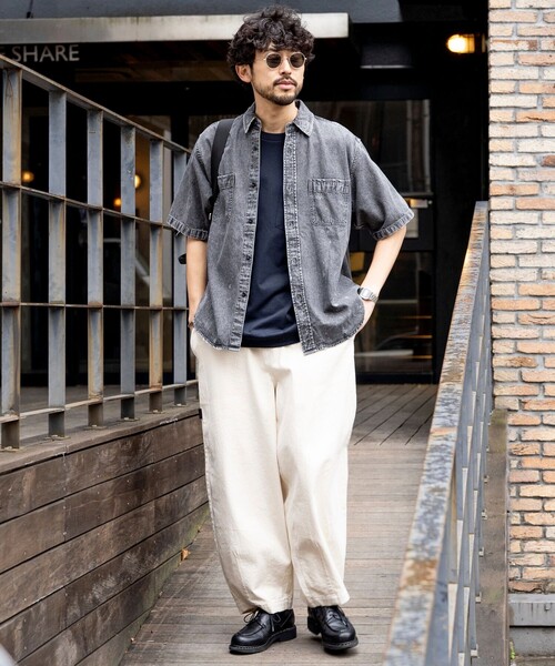 プリーツプリーズ　デニム調シャツ　ブラック　サイズ3 PLEATS PLEASE ISSEY MIYAKE - PLEATS PLEASE プリーツプリーズ